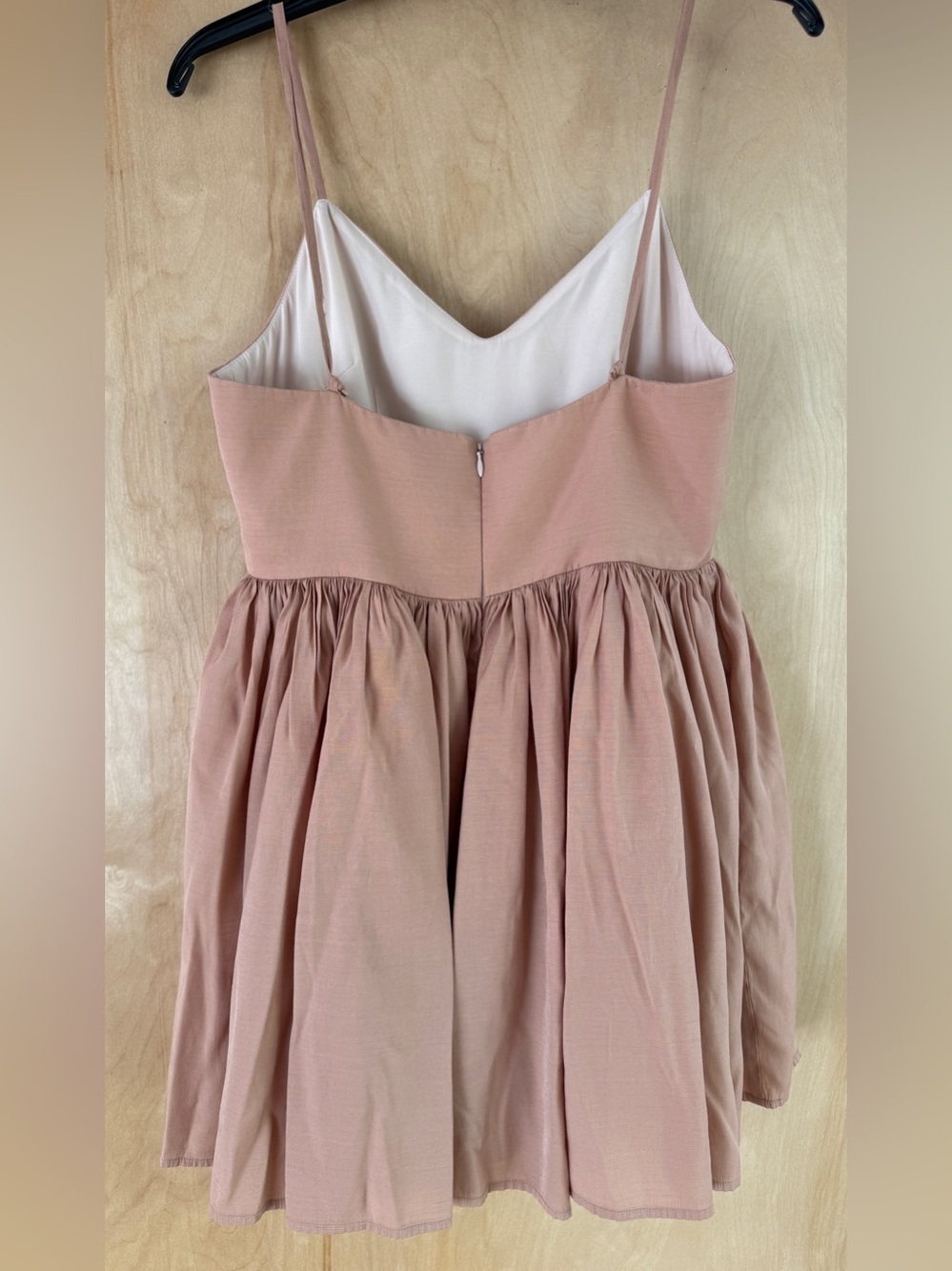 Sleeveless Fit and Flare Mini Dress in Dusty Rose - Picture 6 of 13